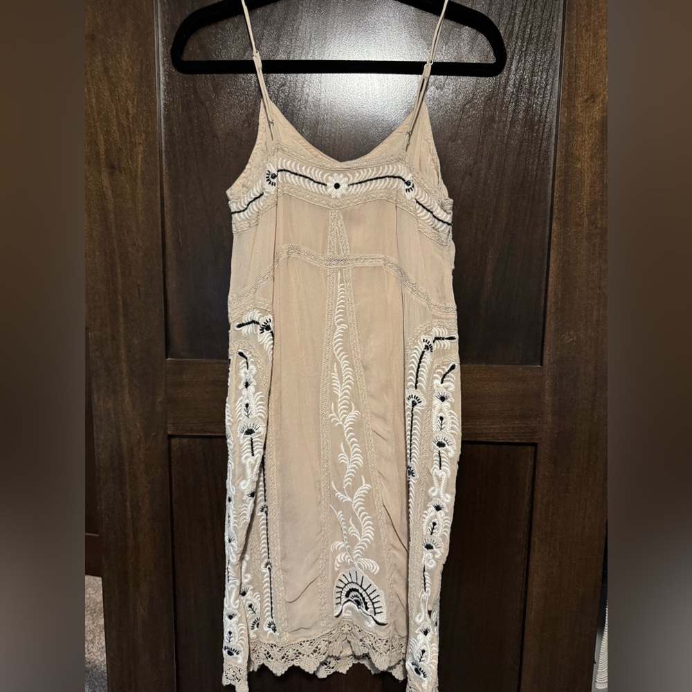Maeve Embroidered Slip Dress - Picture 3 of 3